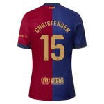 Nogometni Dresovi FC Barcelona Christensen 15 Domaći 2024-25 Kratkih Rukava